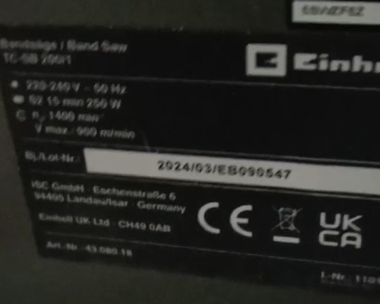  Einhell TC-SB 200/1