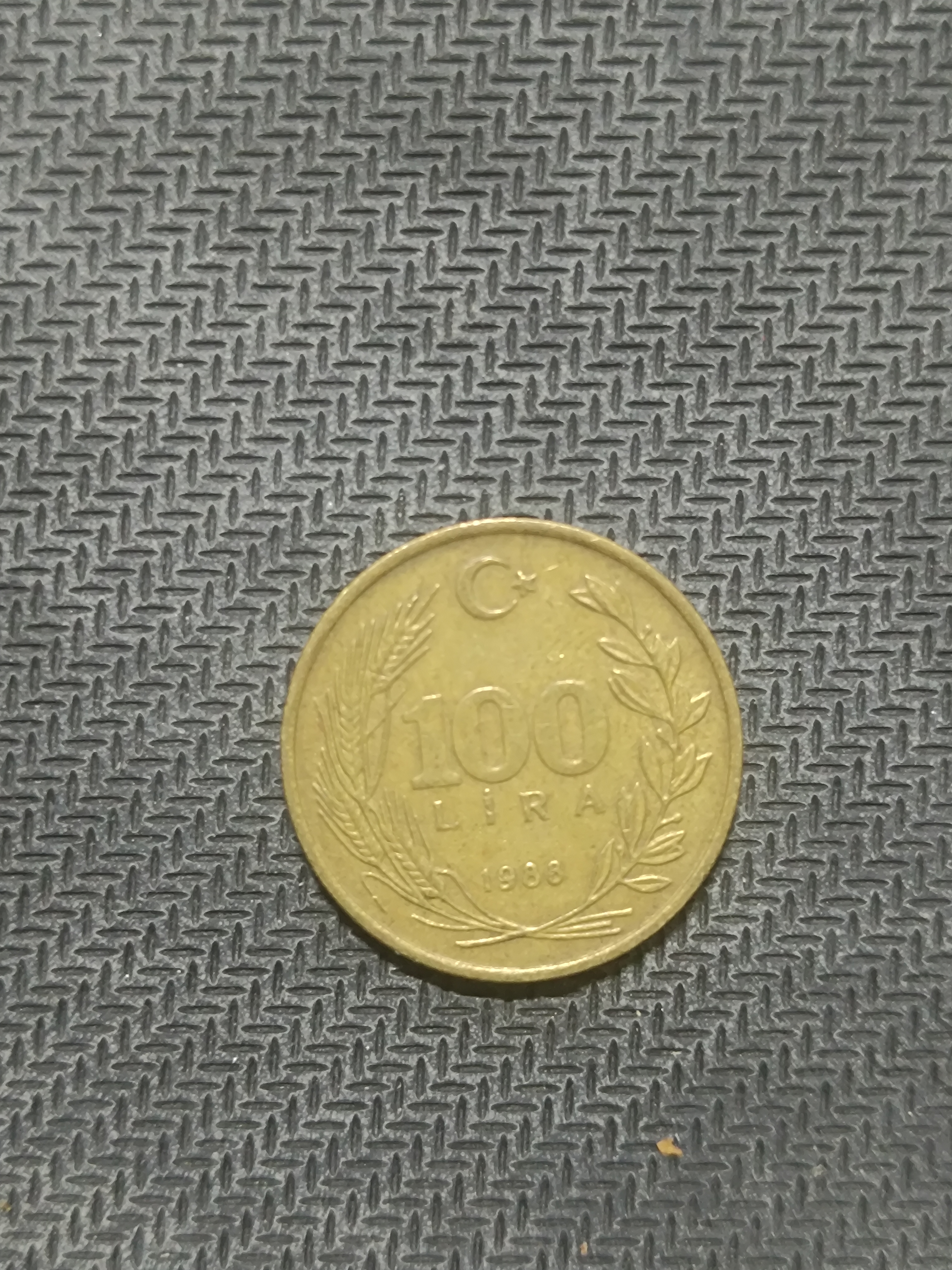 1998 100 lira  metal madeni para