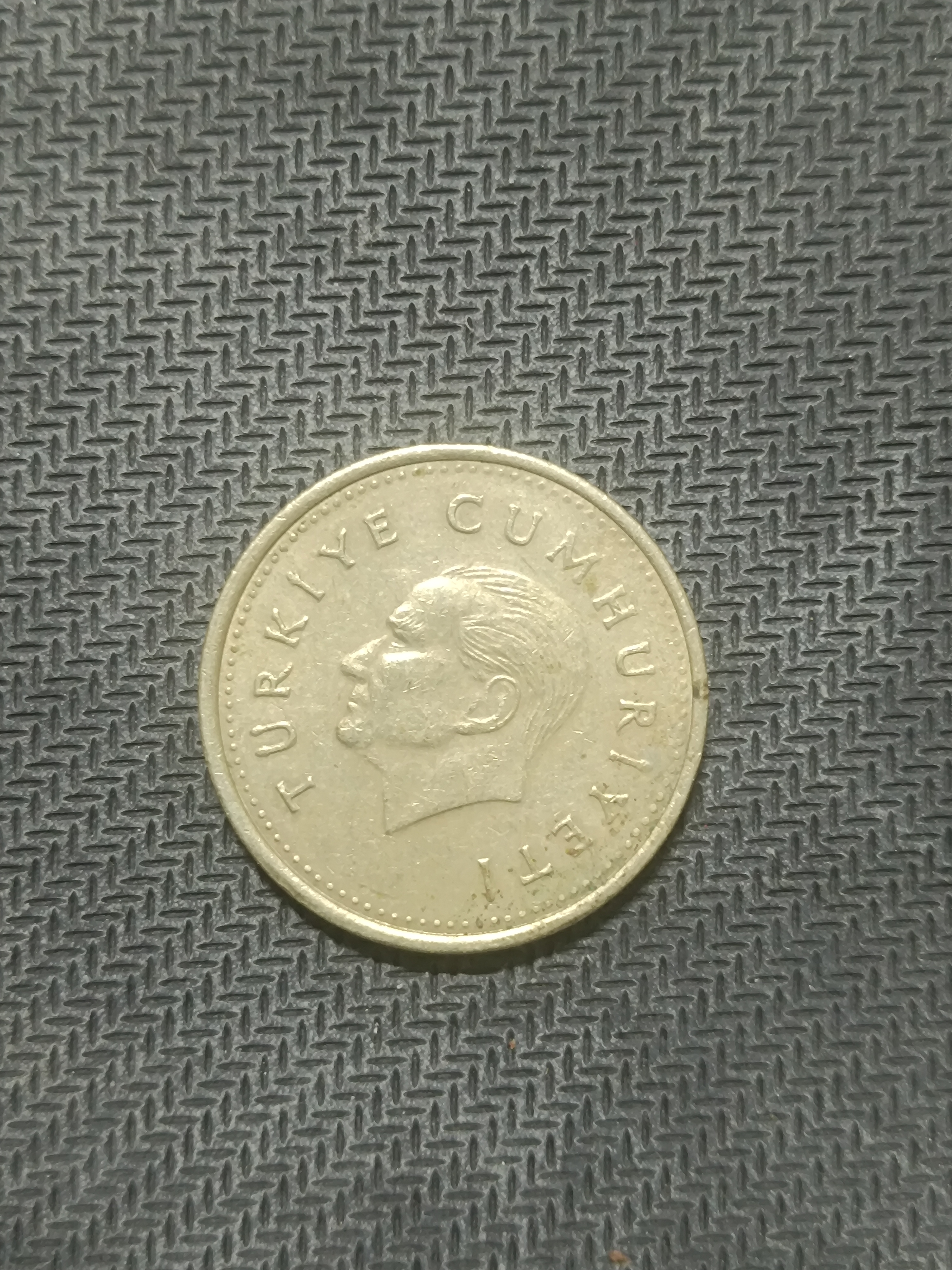 1991 1000 lira metal madeni para