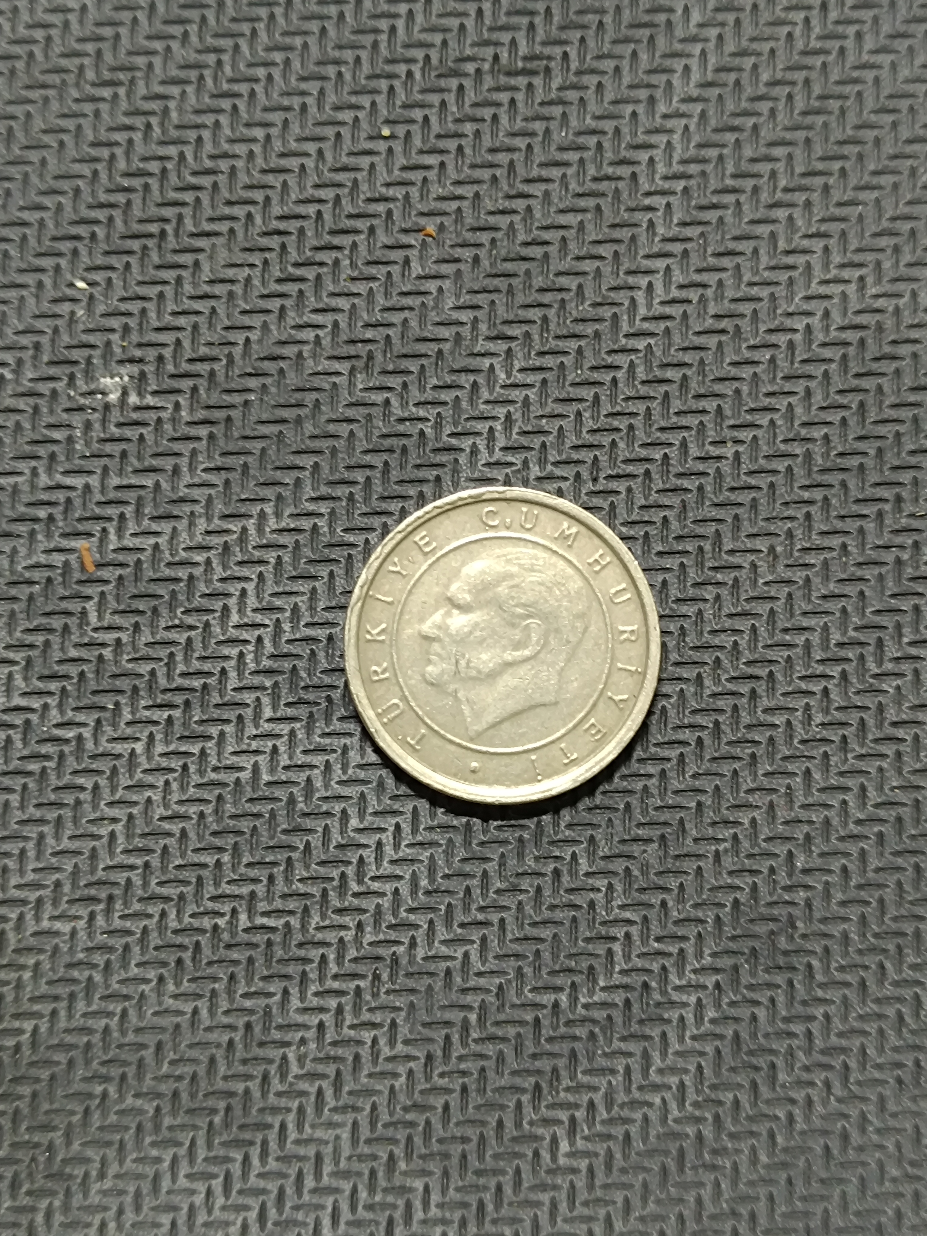 2005 5 kuruş metal madeni para