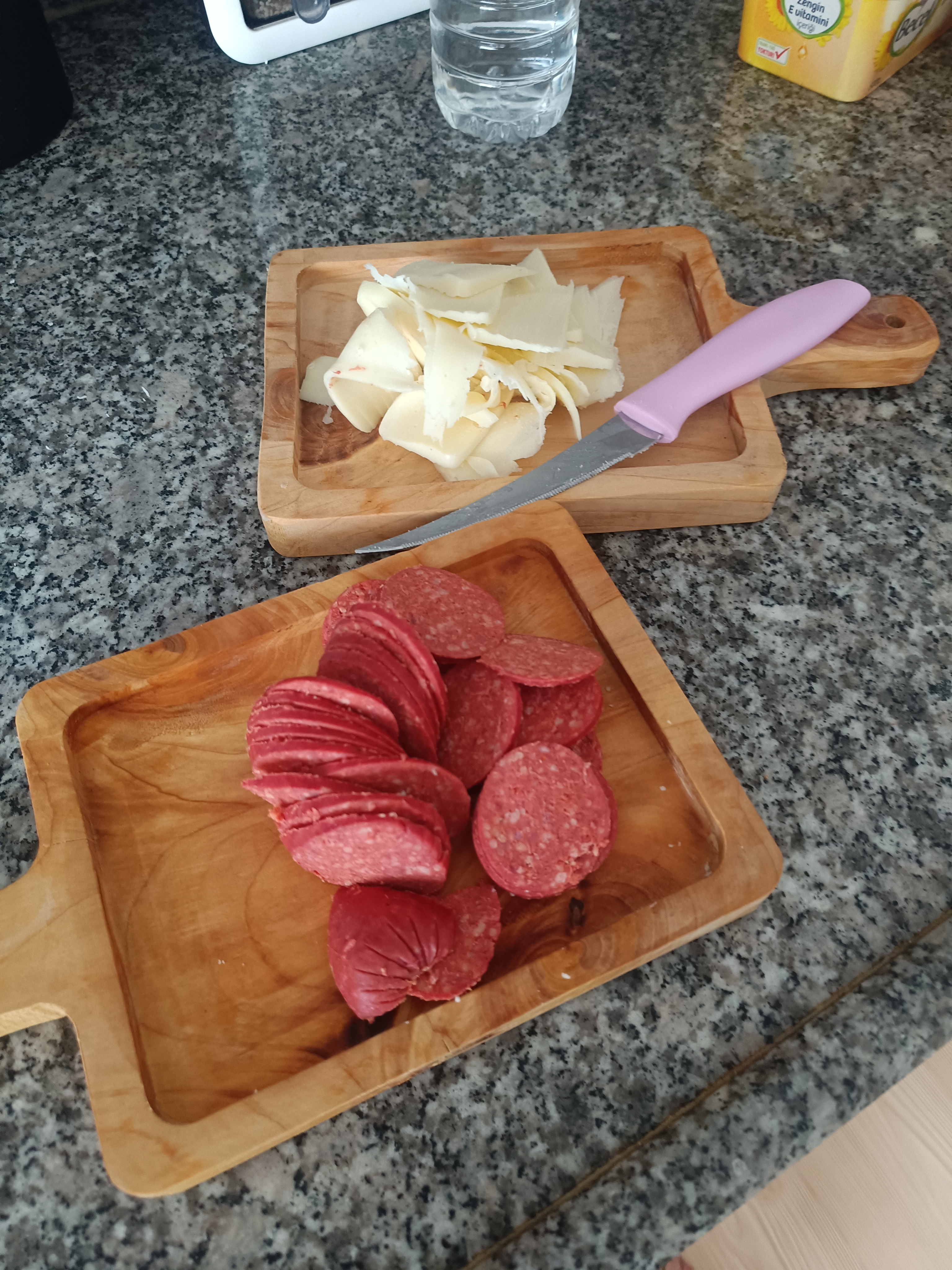 Ardıç Ağacından zeytin  Sunum Tahtası  240x135 mm