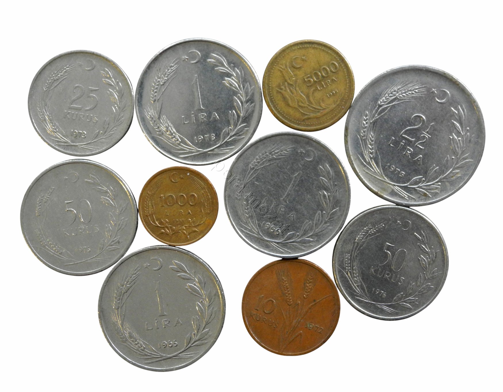 1965’ten 1995’e Türkiye Cumhuriyeti Madeni Paraları